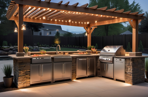 Transform Your Outdoor Kitchen with Solar-Powered Lighting Solutions