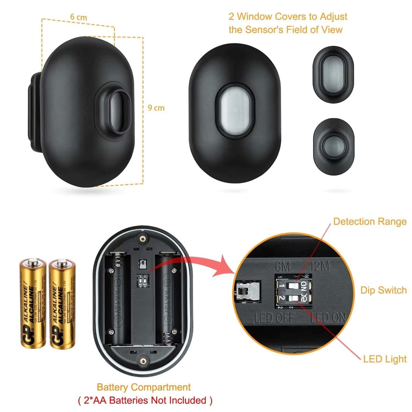 Solar-Powered Driveway Alert System with 1000ft Range - SolarLightHome