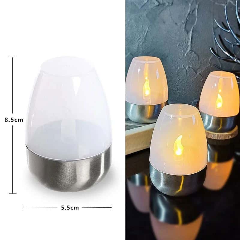 Waterproof LED Solar Flameless Candles for Garden - SolarLightHome