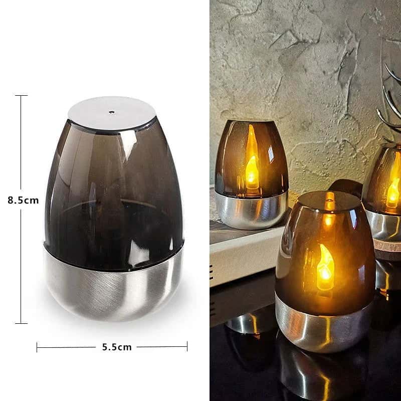 Waterproof LED Solar Flameless Candles for Garden - SolarLightHome