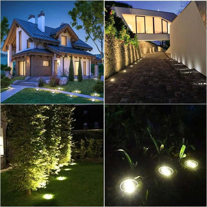 LED Solar Ground Pathway Lights with Auto-Sensing - SolarLightHome
