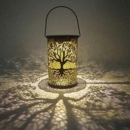 Maple Leaf Solar Garden Lantern - SolarLightHome