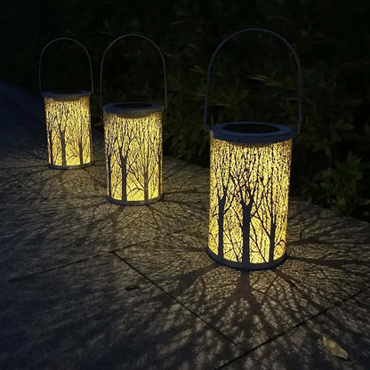 Maple Leaf Solar Garden Lantern - SolarLightHome