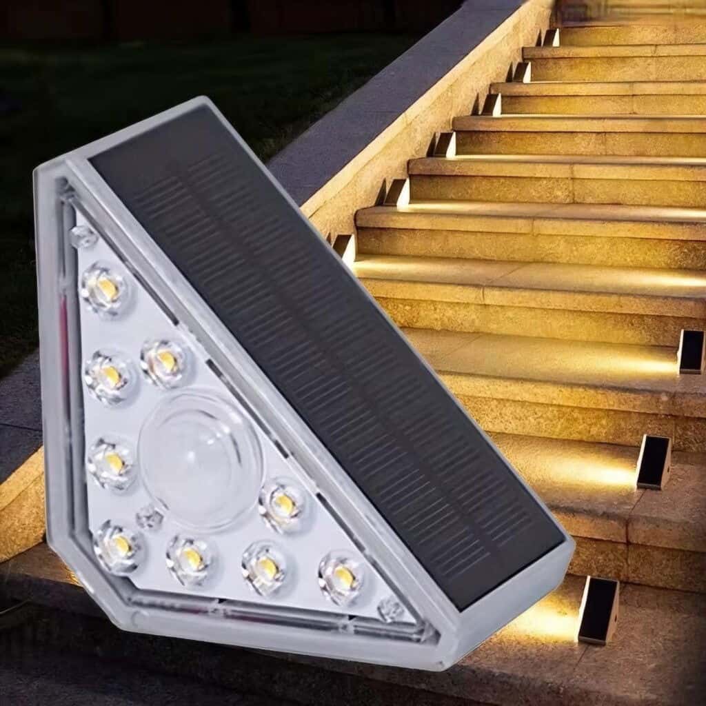 Smart Solar Step Light with Motion Detection - SolarLightHome