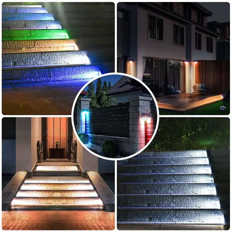 Smart Solar Step Light with Motion Detection - SolarLightHome