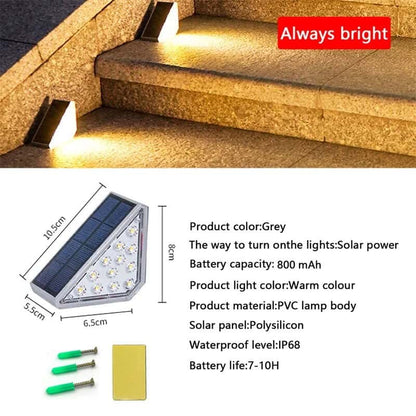 Smart Solar Step Light with Motion Detection - SolarLightHome