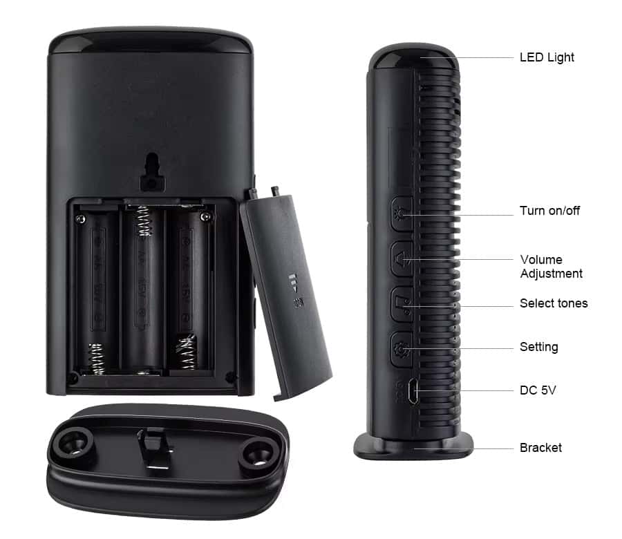 Solar-Powered Driveway Alert System with 1000ft Range - SolarLightHome