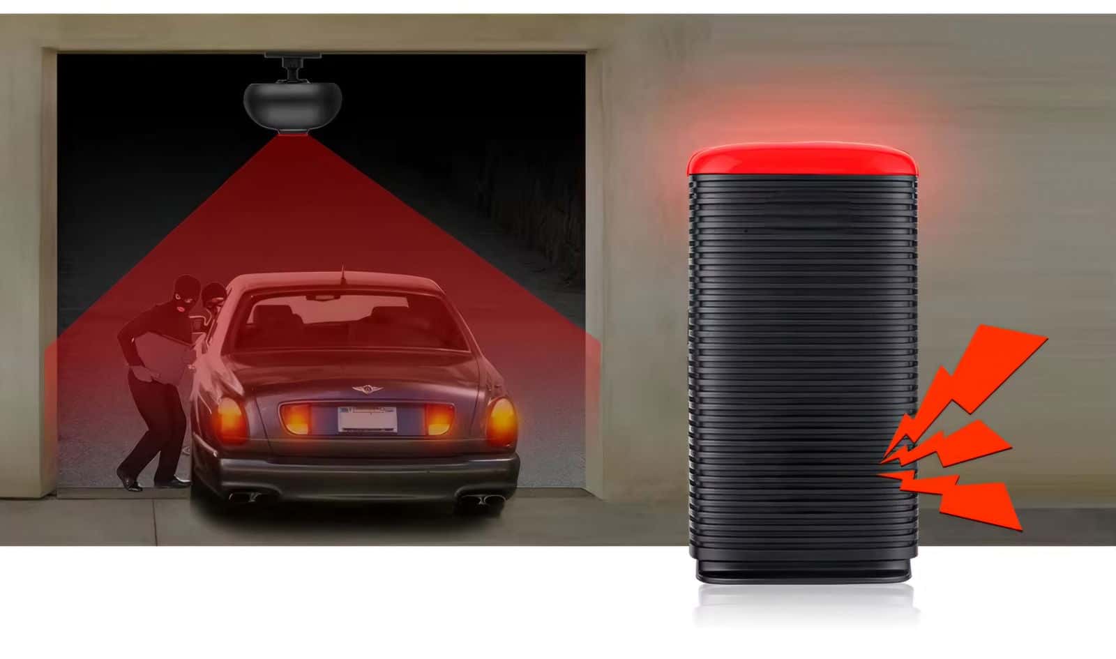 Solar-Powered Driveway Alert System with 1000ft Range - SolarLightHome