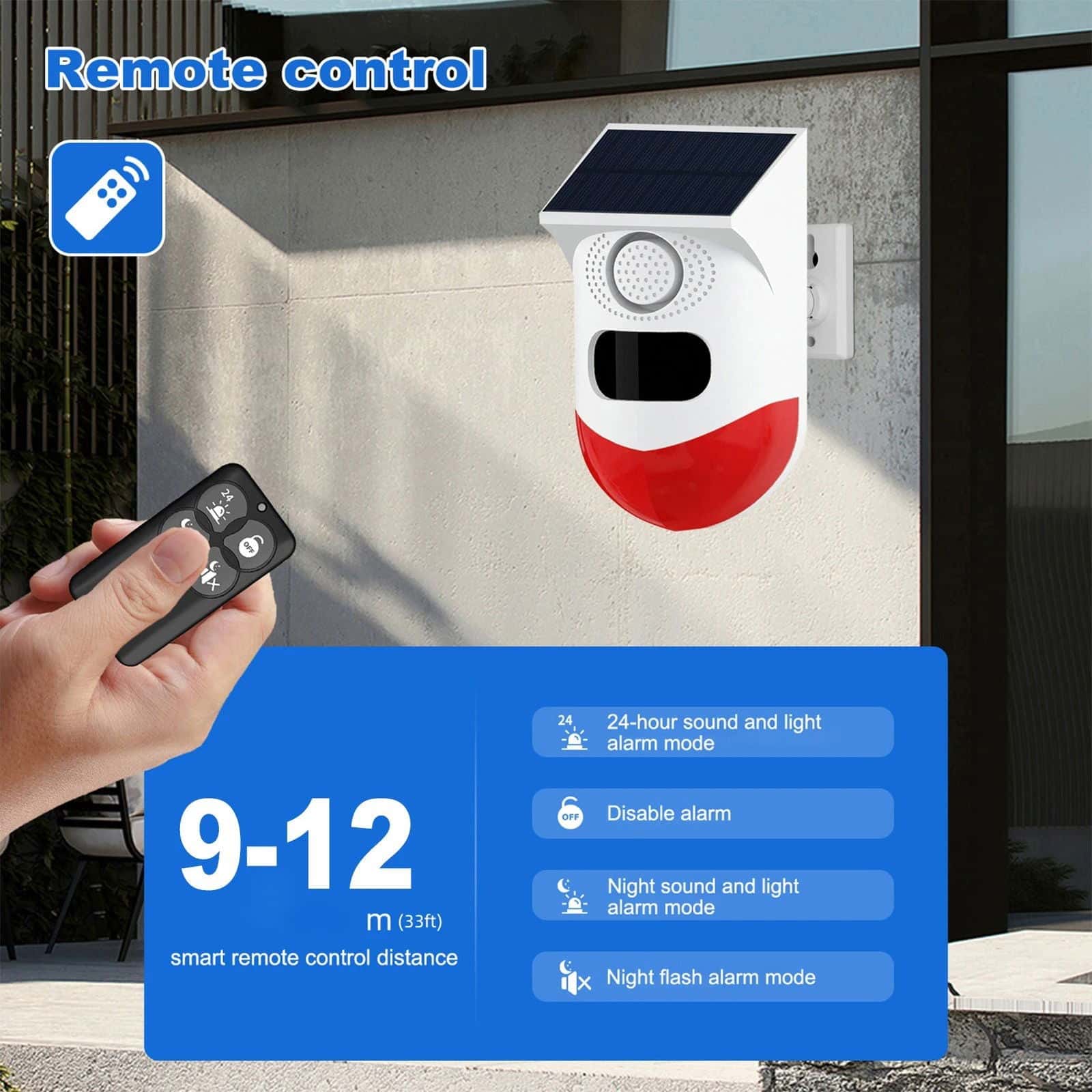 Solar Guard Motion Sensor Security Light with Alarm - SolarLightHome