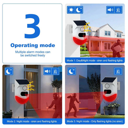 Solar Guard Motion Sensor Security Light with Alarm - SolarLightHome
