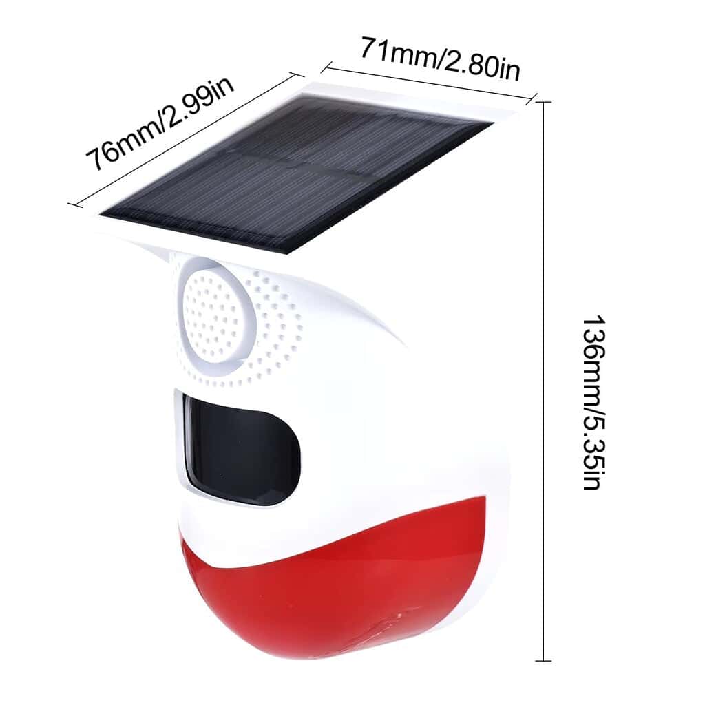 Solar Guard Motion Sensor Security Light with Alarm - SolarLightHome