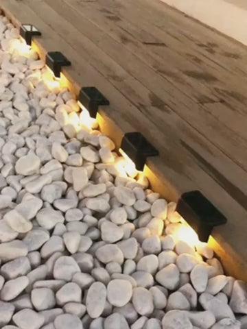 Solar Step Light with Dusk-to-Dawn Automation